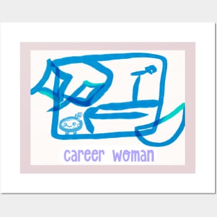 CAREER WOMAN Posters and Art